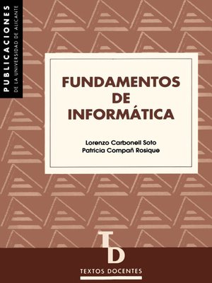 cover image of Fundamentos de informática